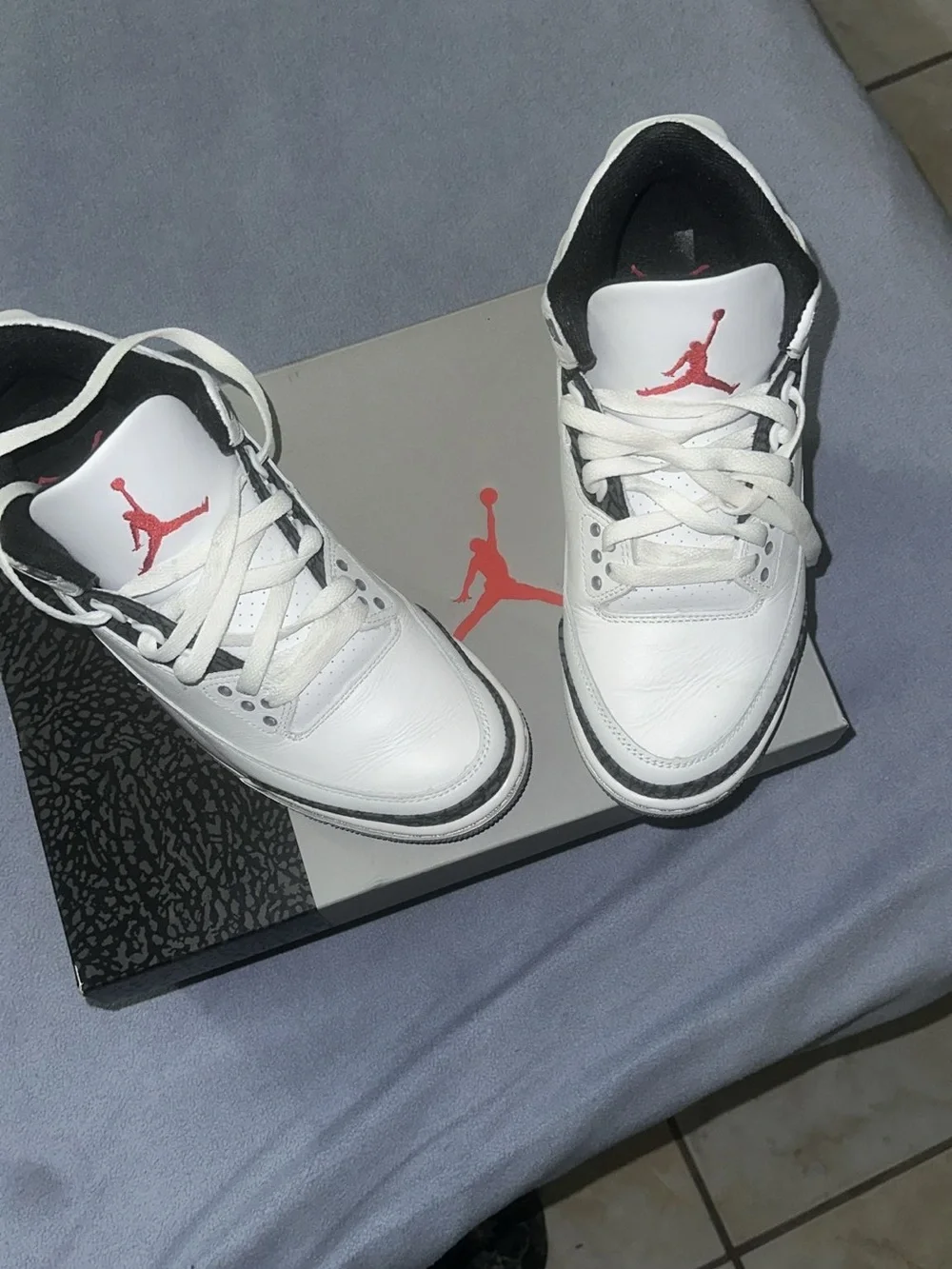 Jordan Men’s Sneakers - White/Black/Red
